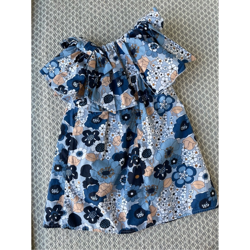 🔥KIDS Chloé Blue Floral Print Poplin Dress🔥